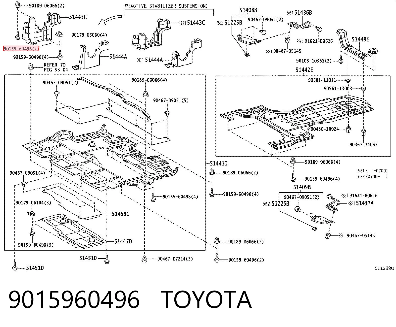 9015960496 Toyota Cápsula (prendedor) de fixação do forro do pára-choque do pára-lama dianteiro