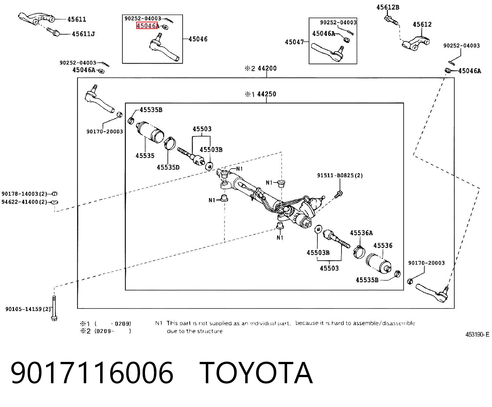 9017116006 Toyota