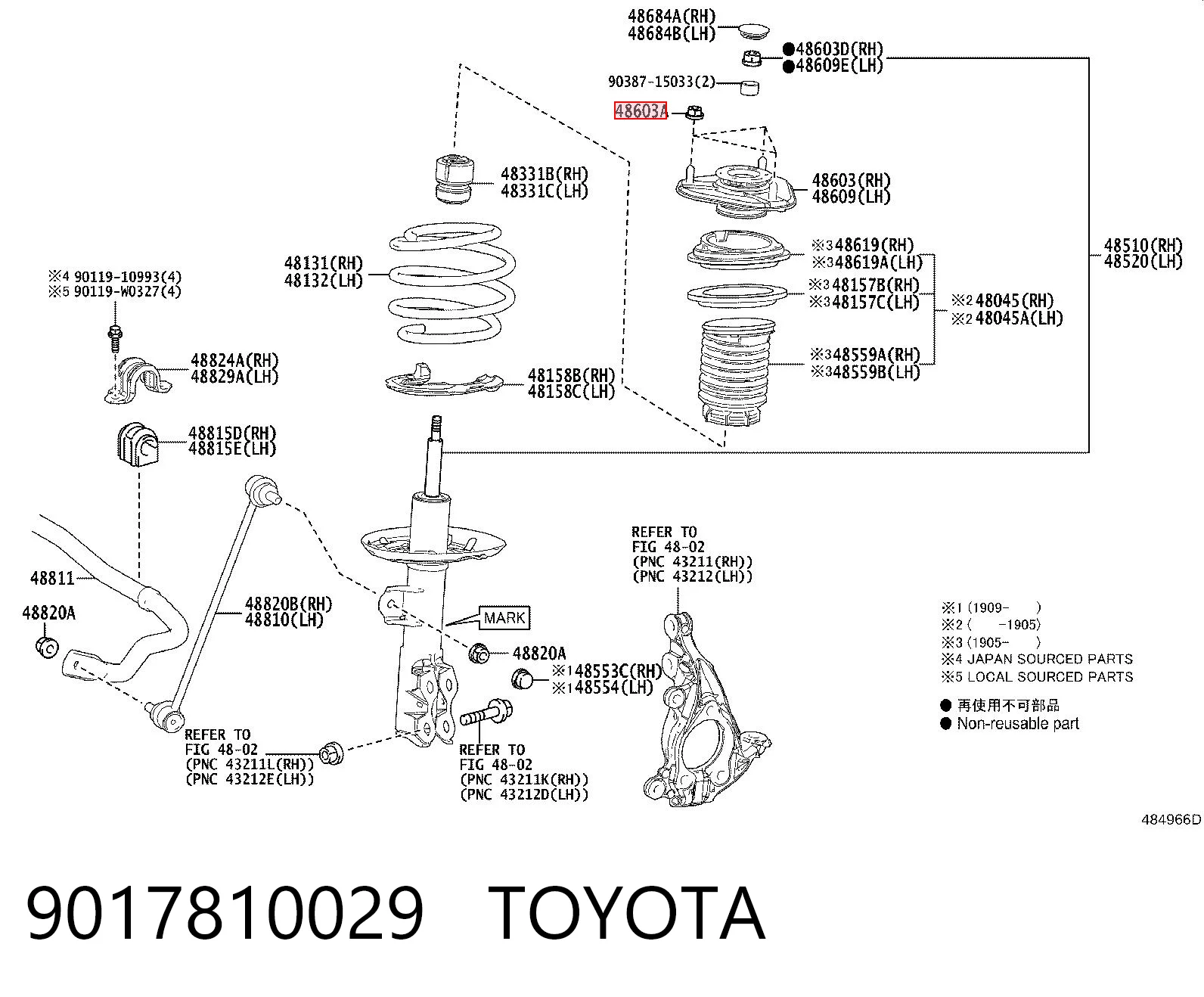 9017810029 Toyota
