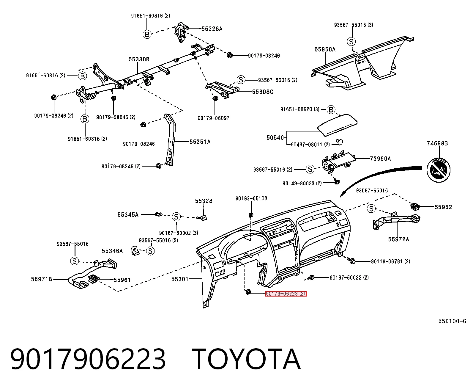 9017906223 Toyota