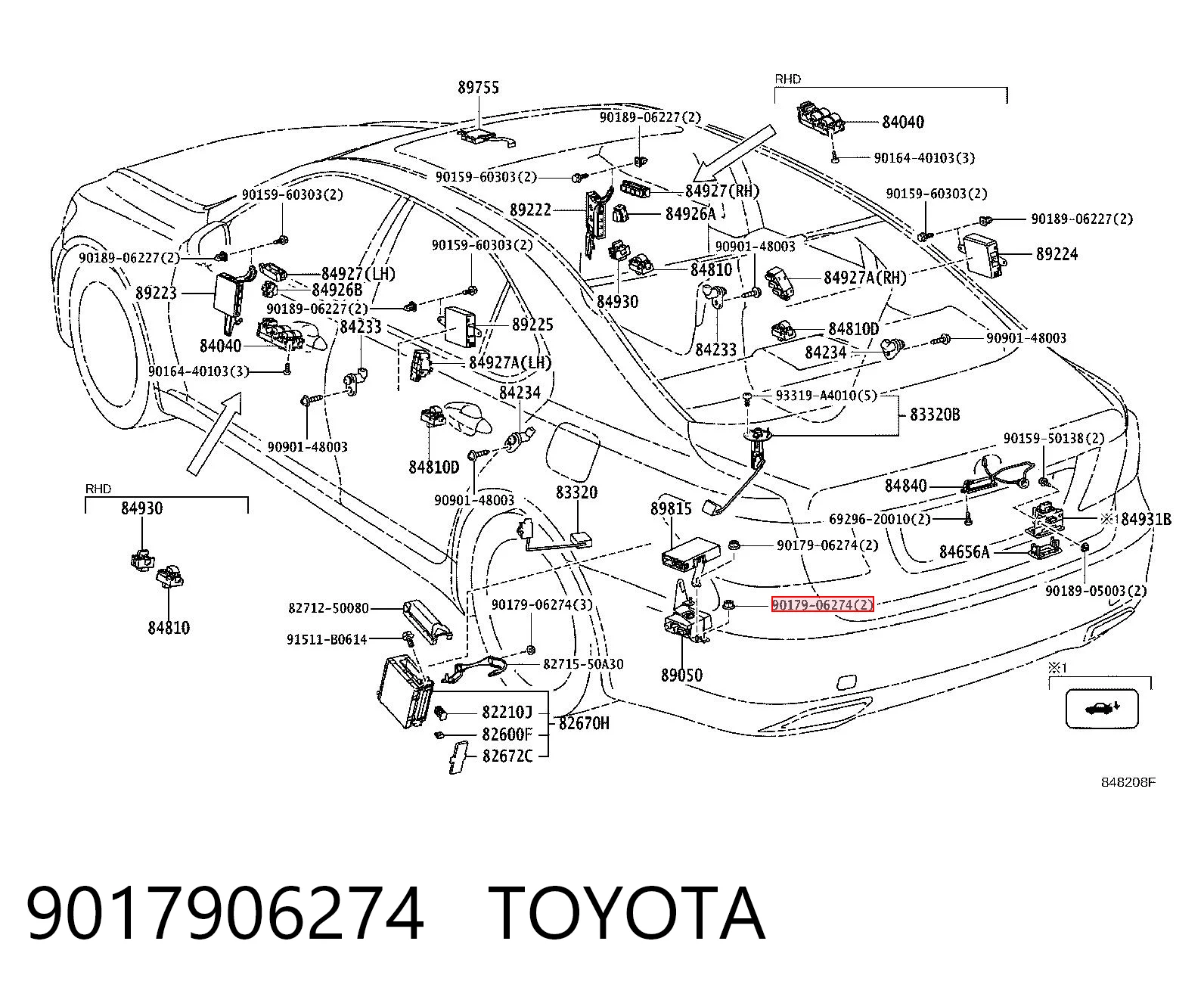 9017906274 Toyota 