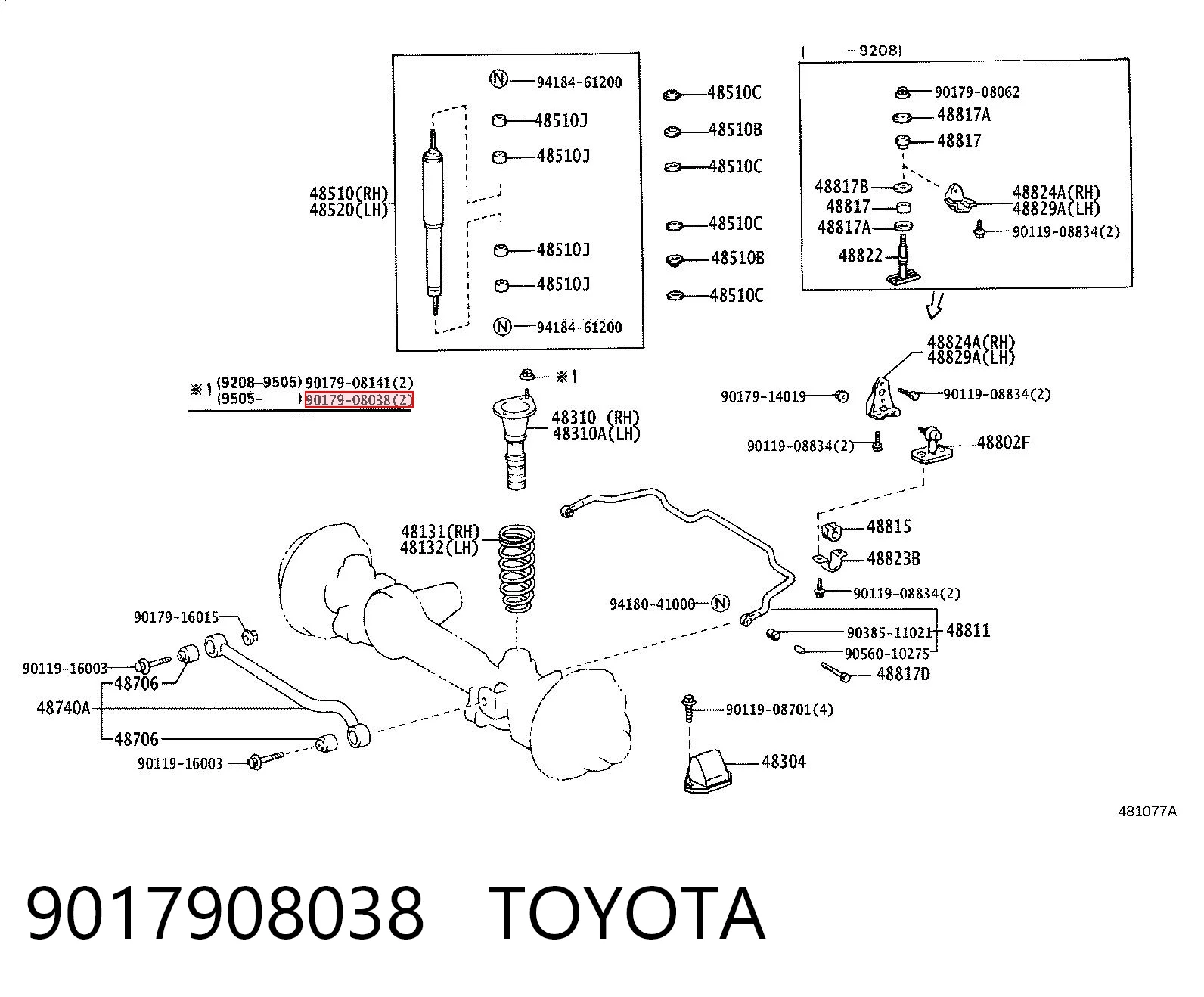 9017908038 Toyota