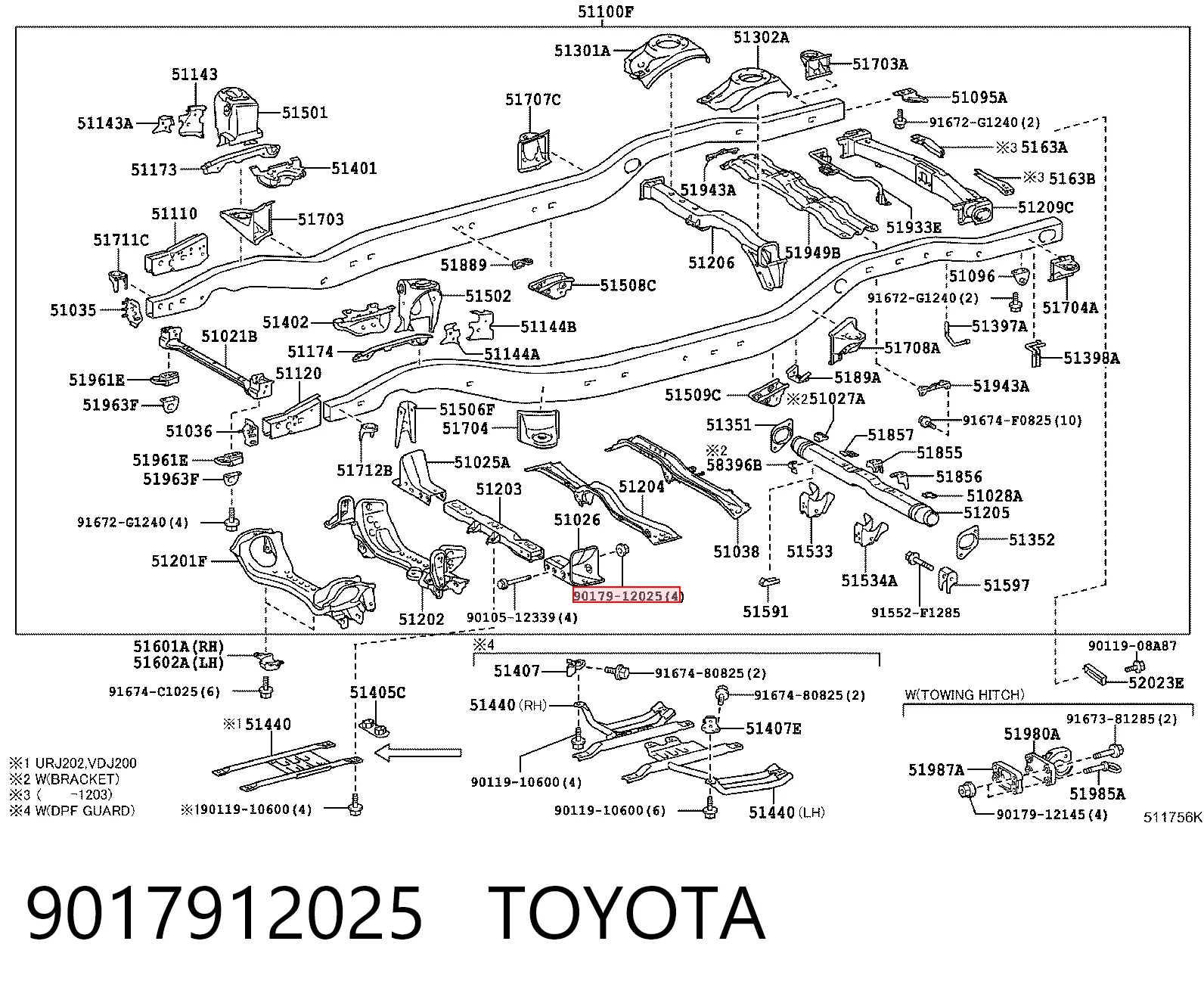 9017912025 Toyota