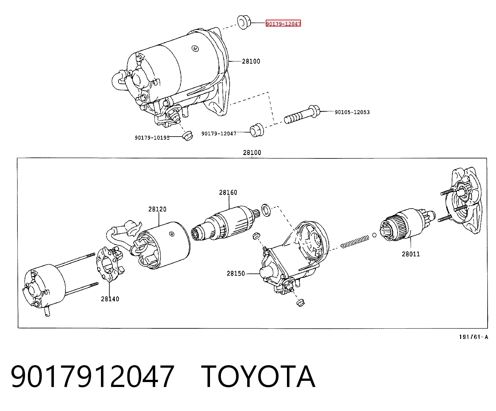 9017912047 Toyota