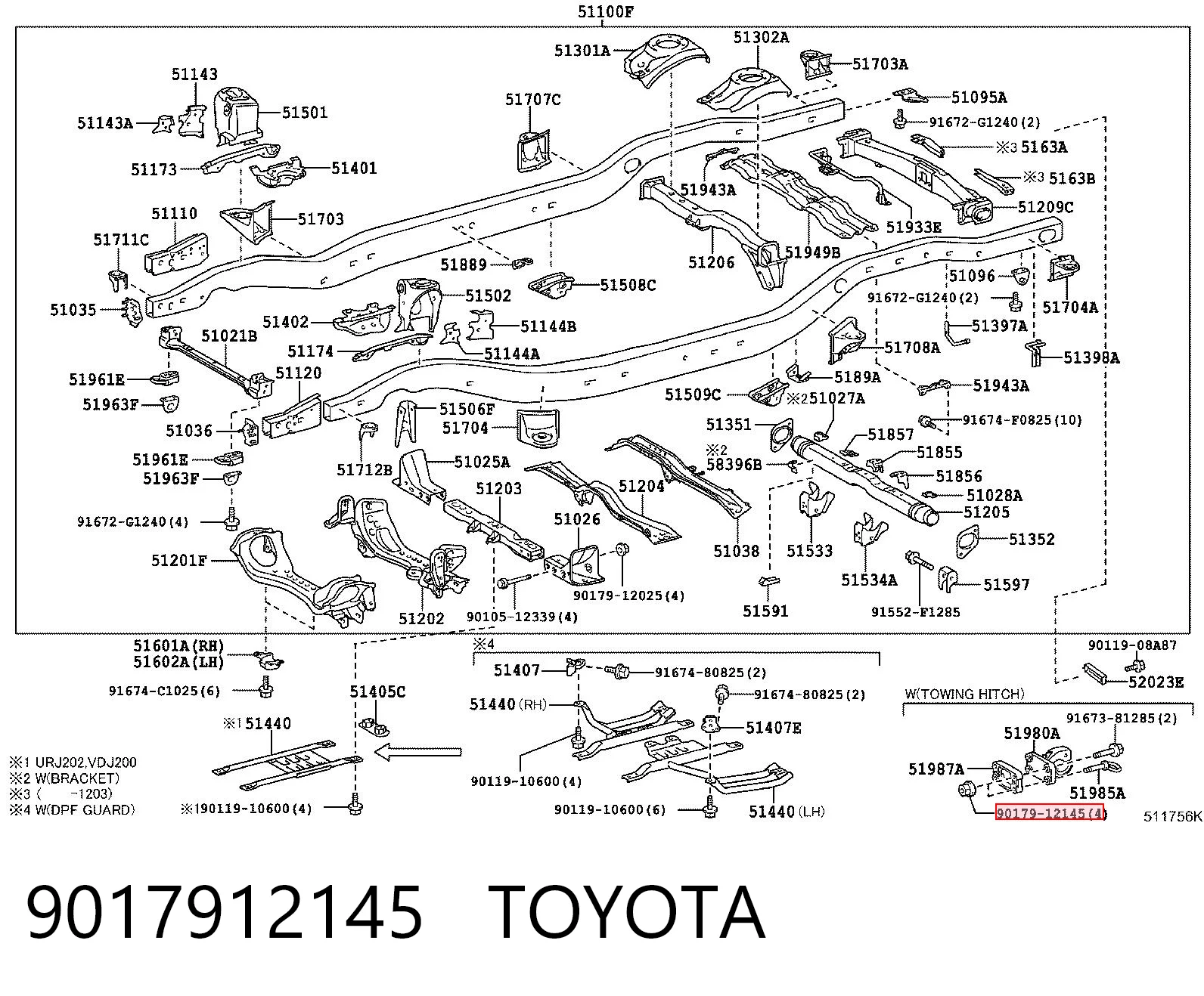 9017912145 Toyota
