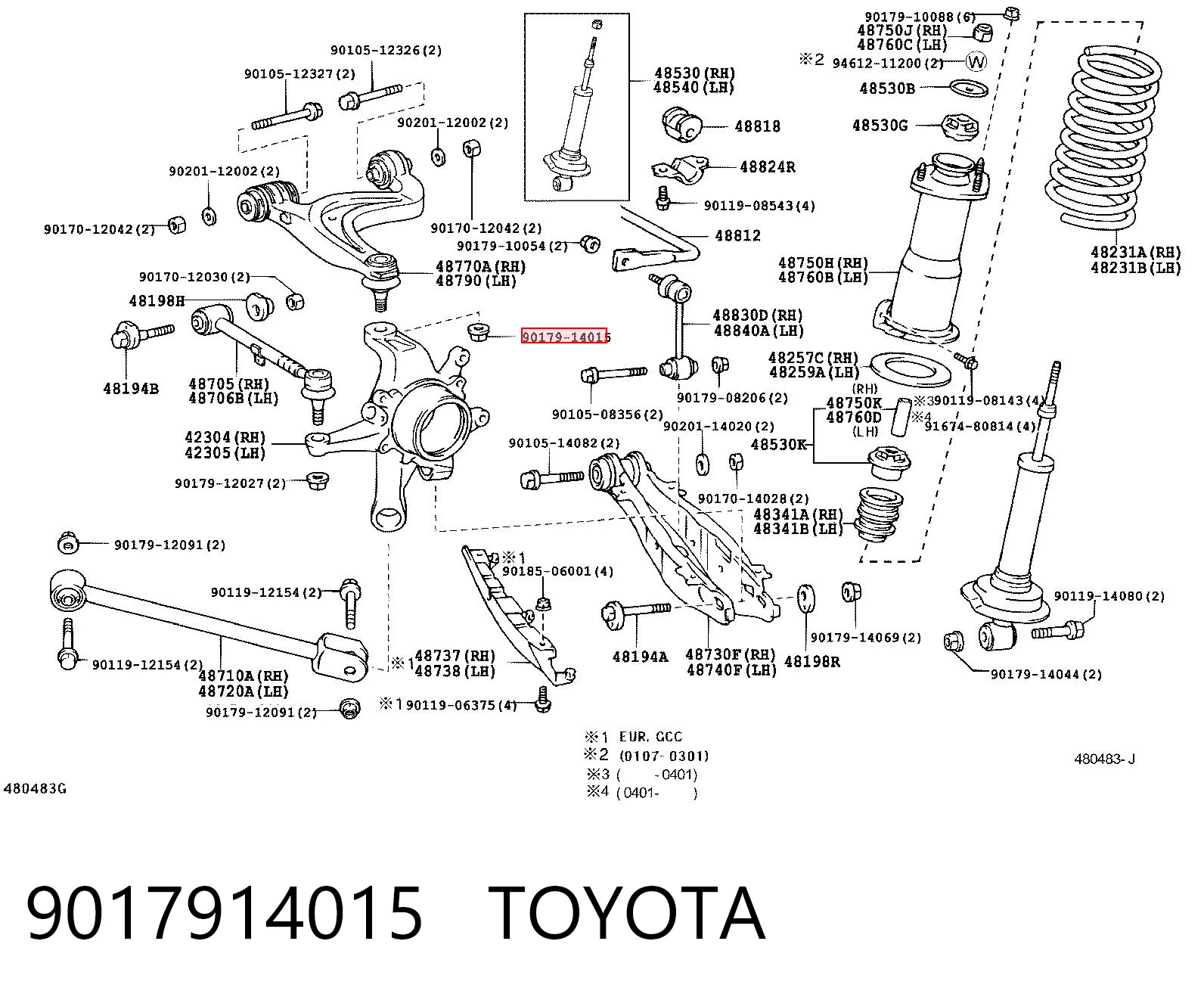 9017914015 Toyota