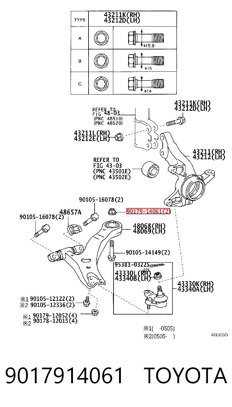 9017914061 Toyota