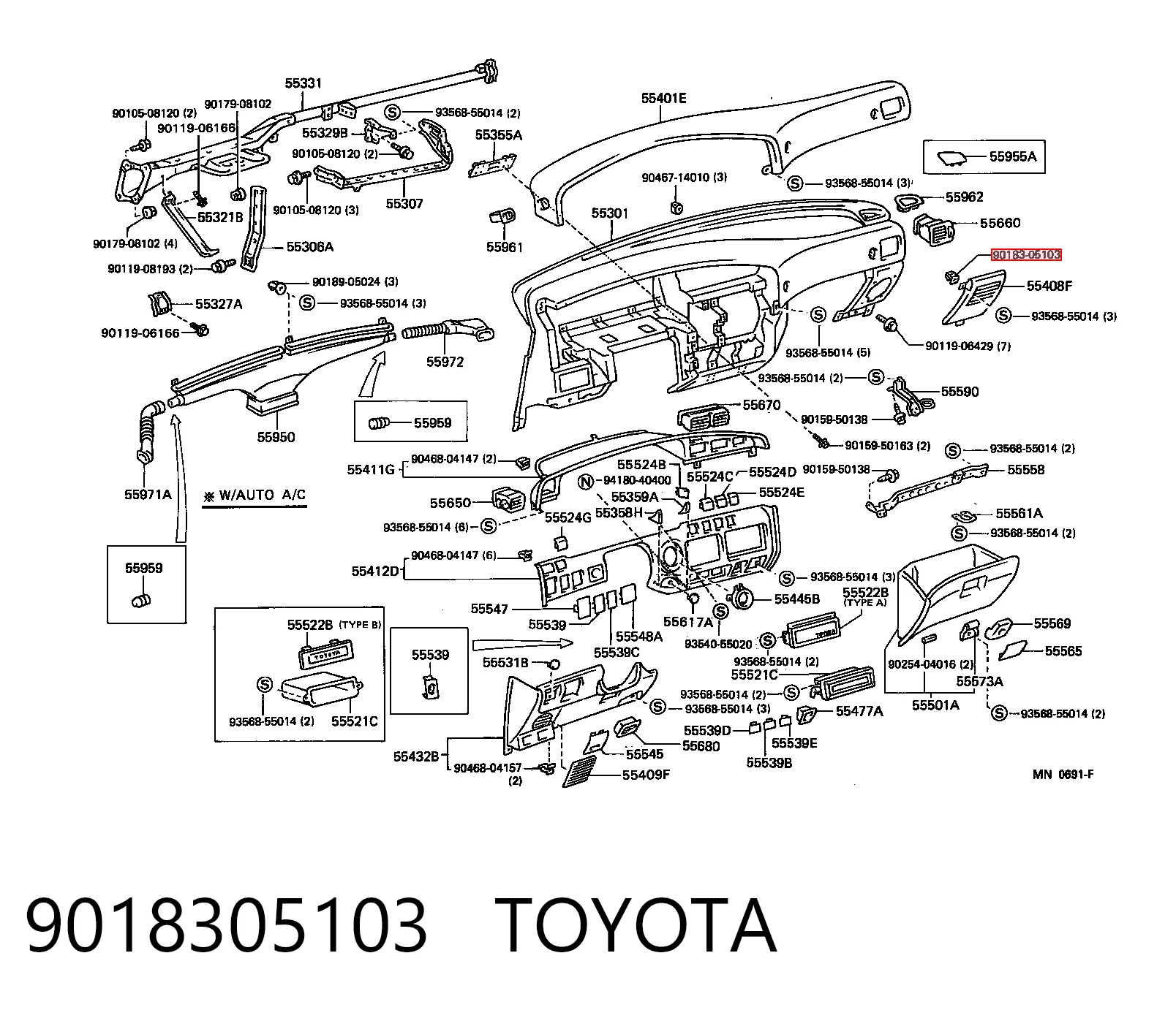9018305103 Toyota