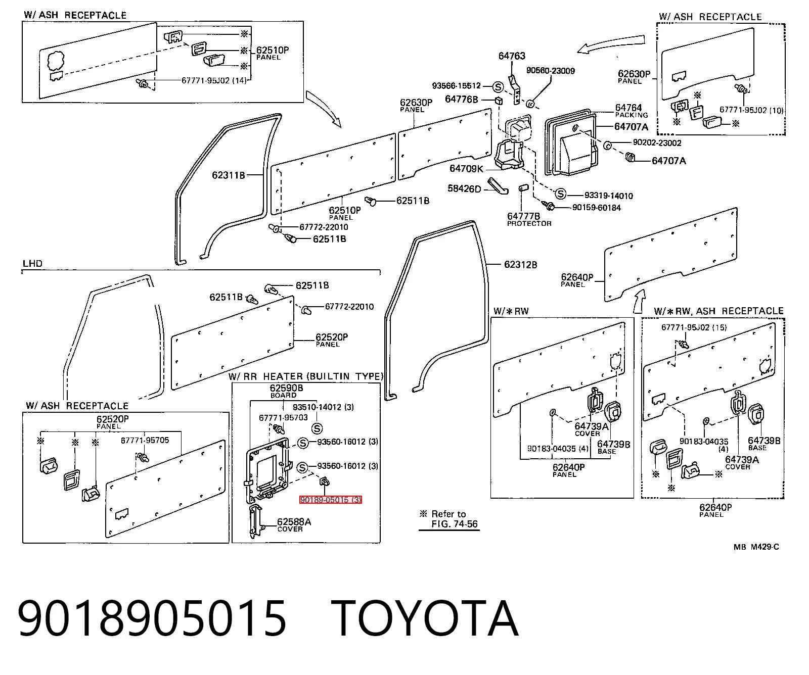9018905015 Toyota