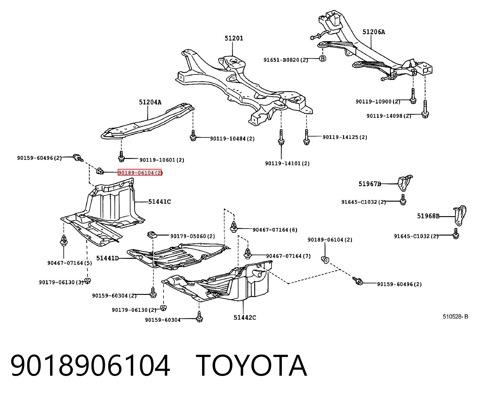 9018906104 Toyota