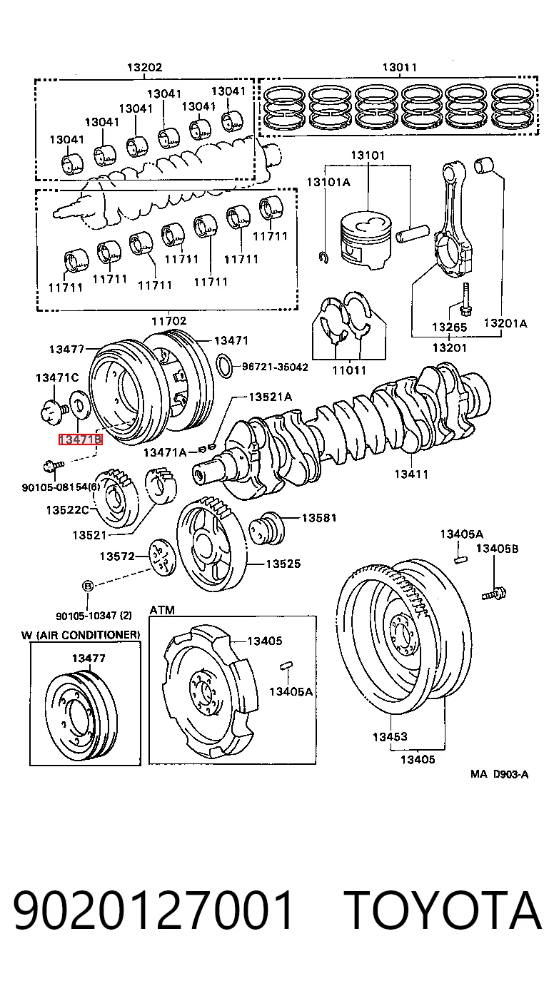 9020127001 Toyota