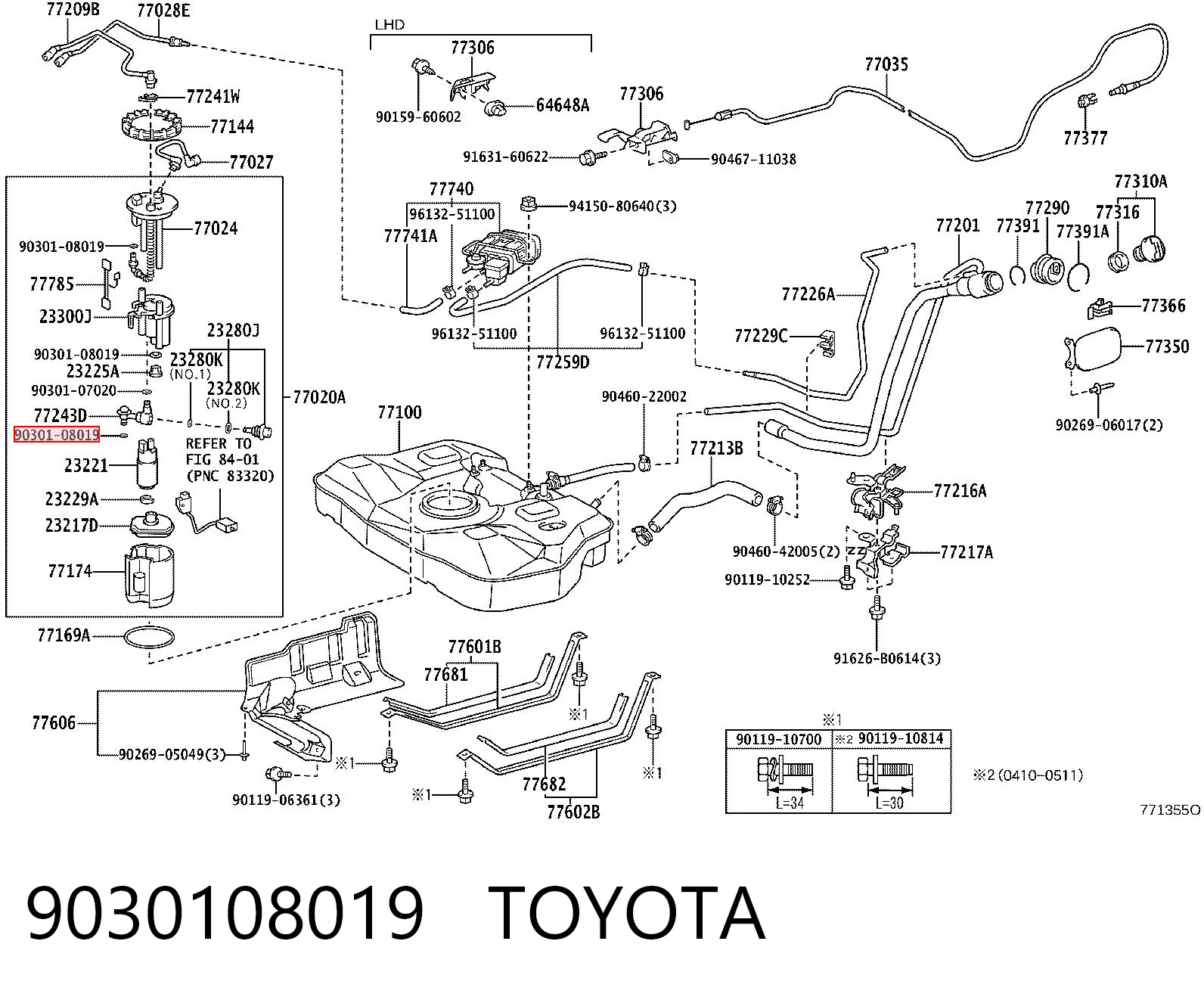 9030108019 Toyota