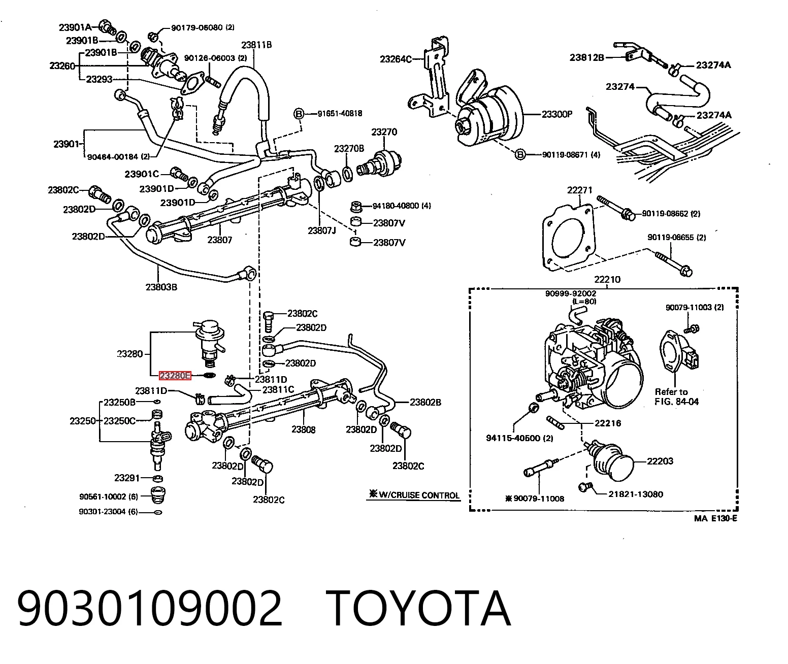 9030109002 Toyota Vedante de tampa do gargalho de enchimento de óleo