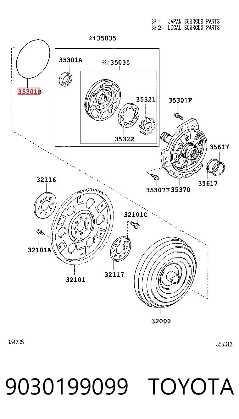 9030199099 Toyota