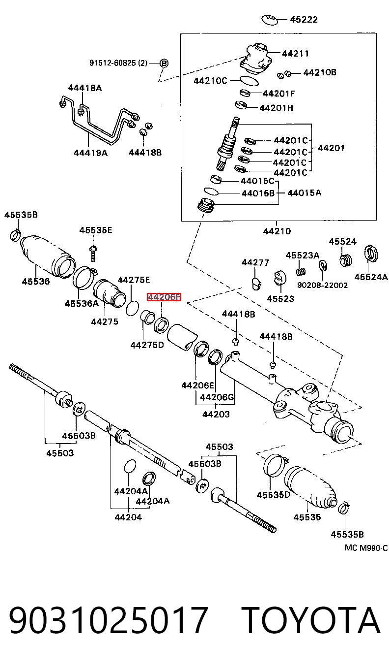9031025017 Toyota