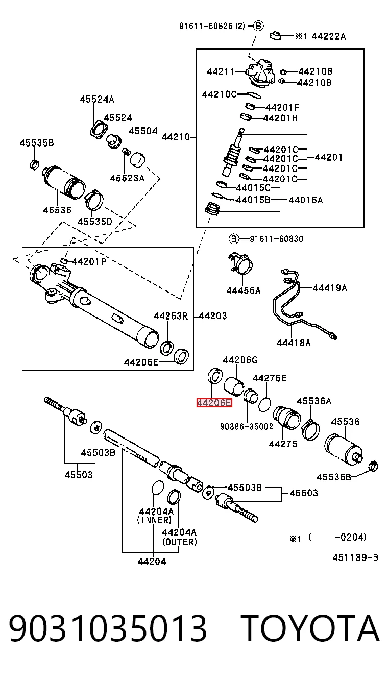 9031035013 Toyota