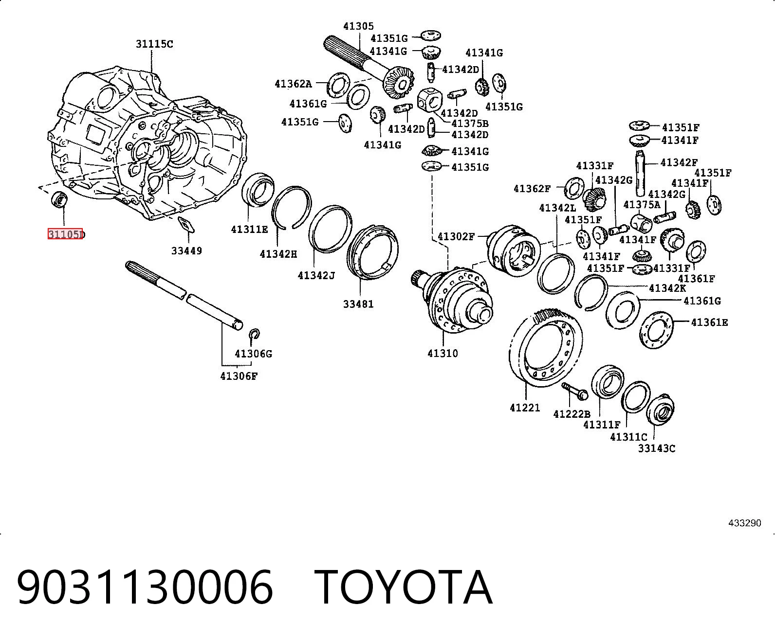 Vedação dianteira de cambota de motor Musashi T1195 preço, a partir de 4,40 USD