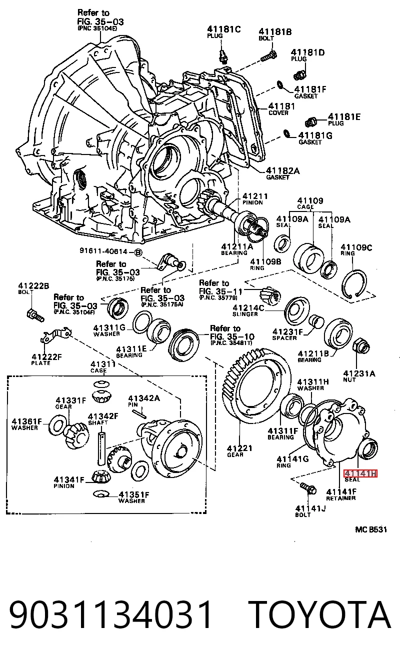 9031134031 Toyota