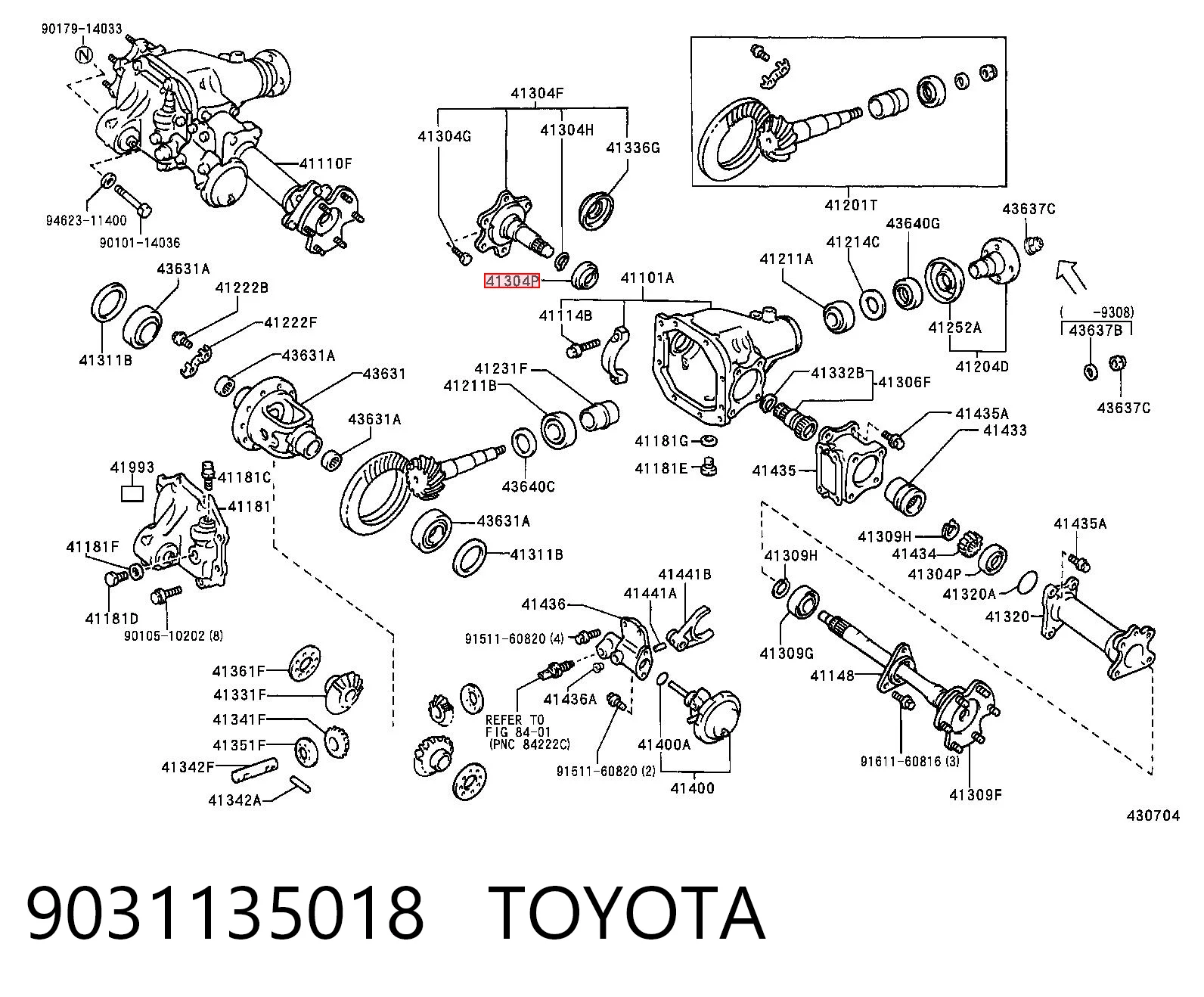 9031135018 Toyota