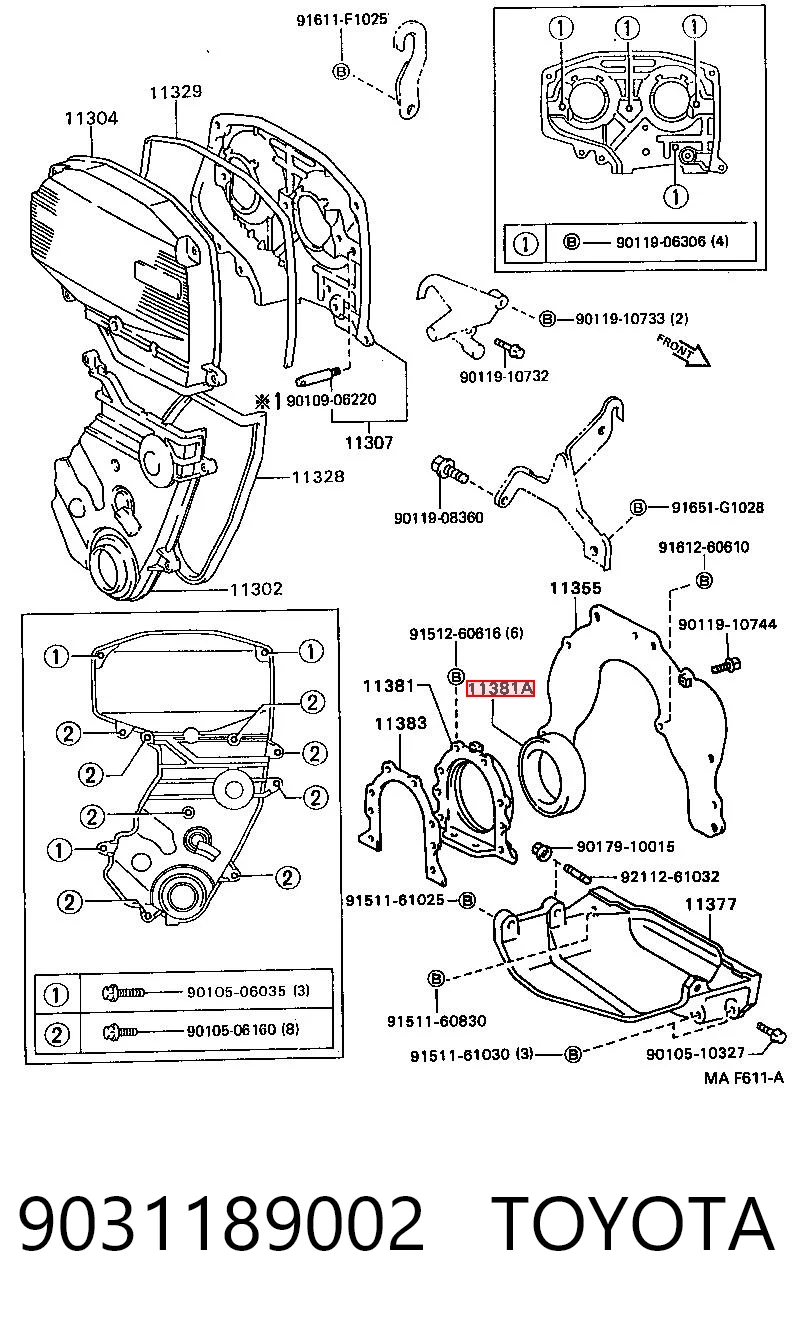 Compre T1356 Musashi Vedação traseira de cambota de motor