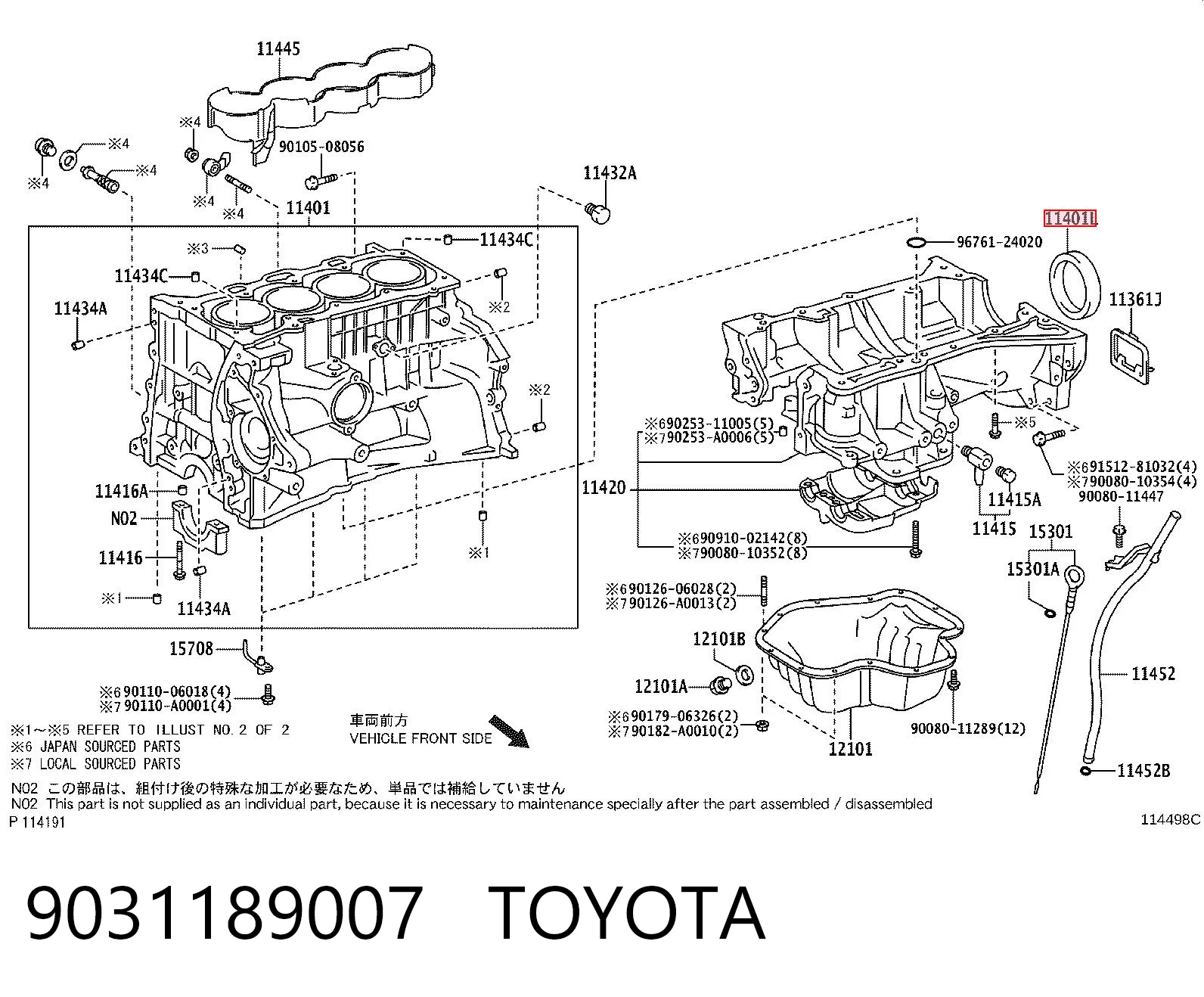 9031189007 Toyota