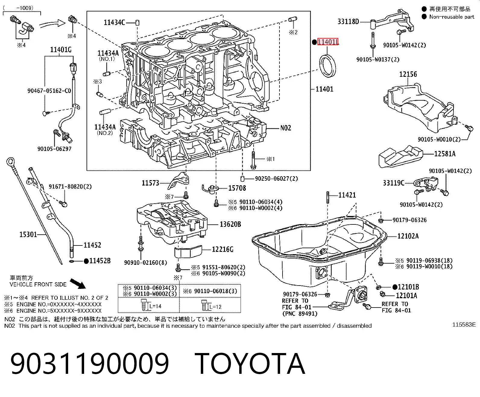 9031190009 Toyota