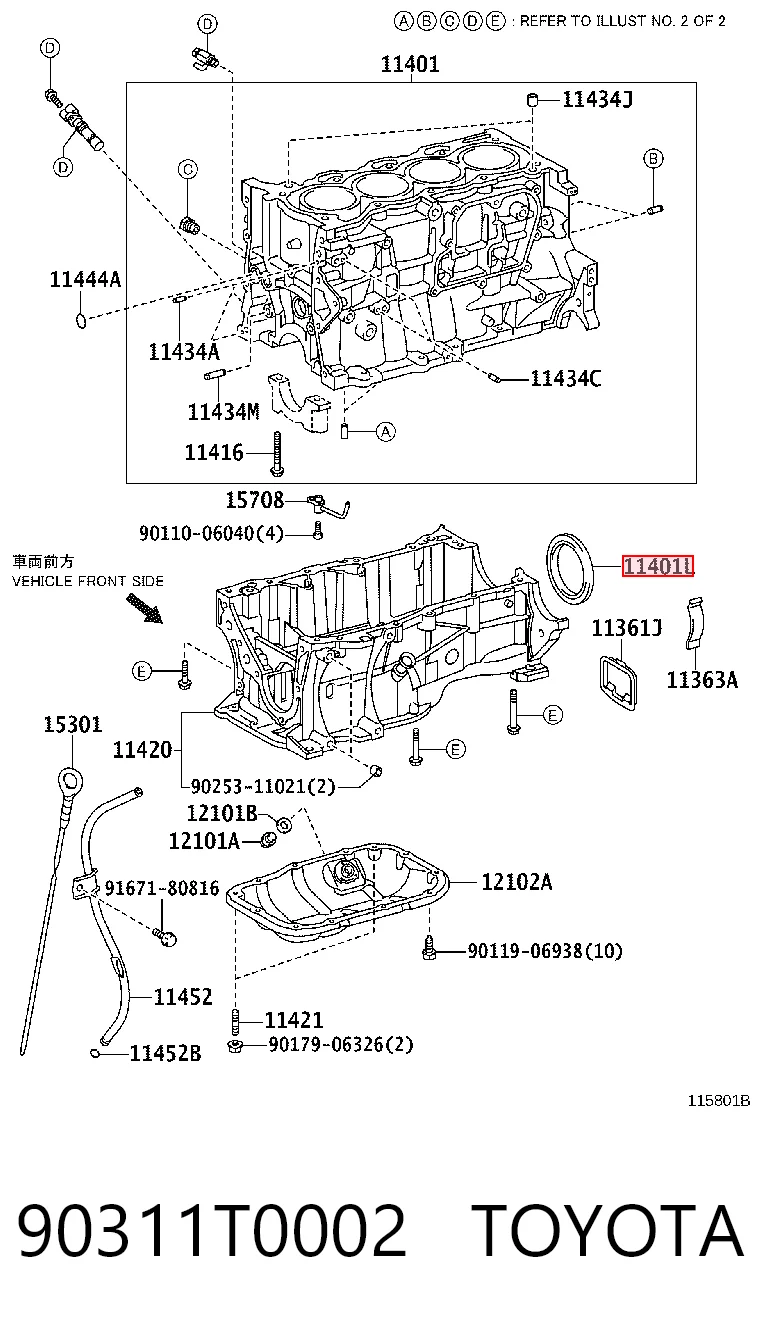 90311T0002 Toyota