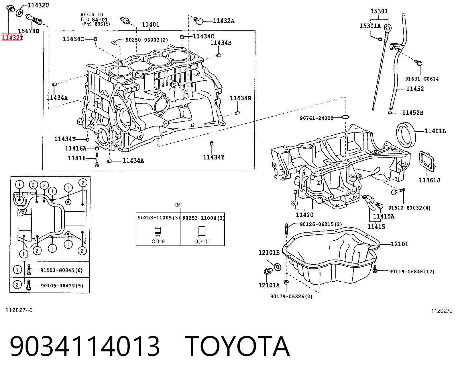 9034114013 Toyota