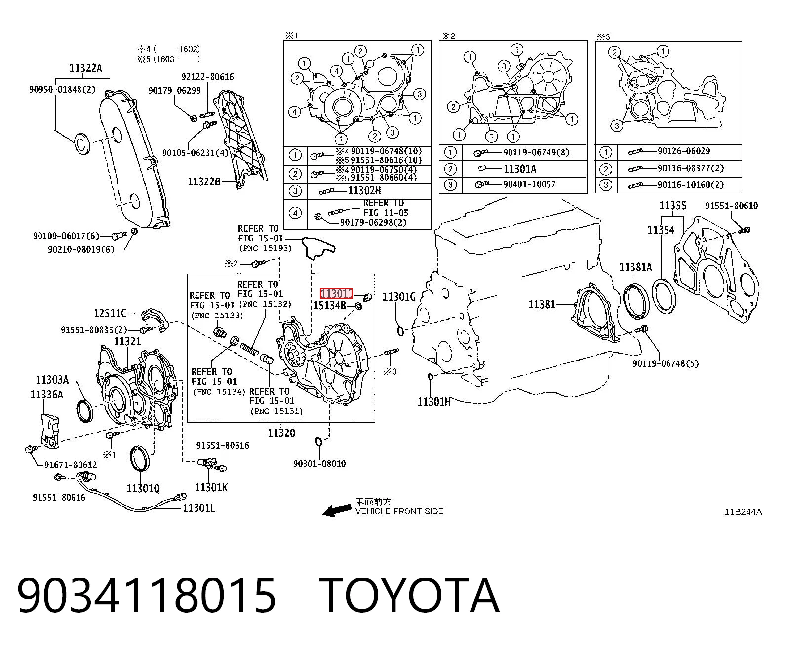 9034118015 Toyota