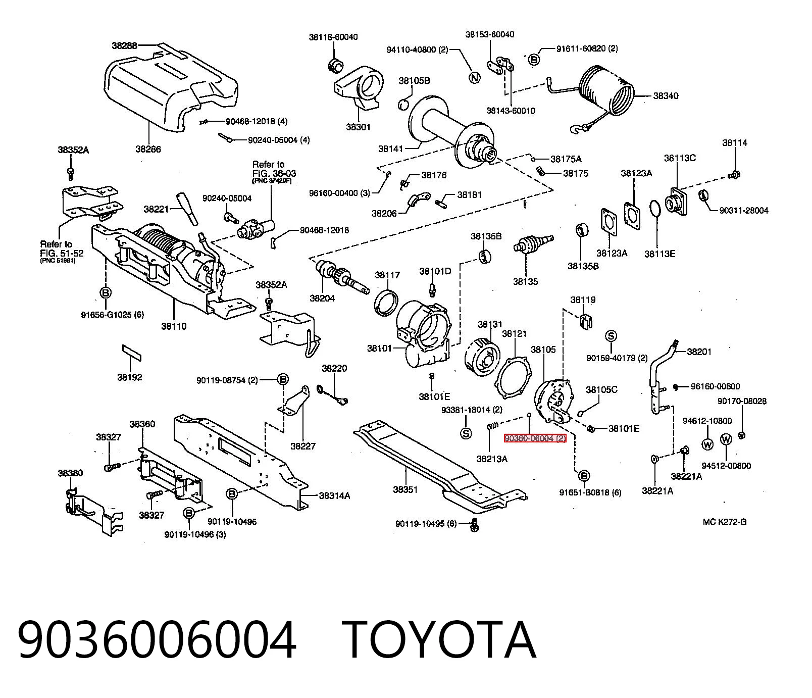 9036006004 Toyota