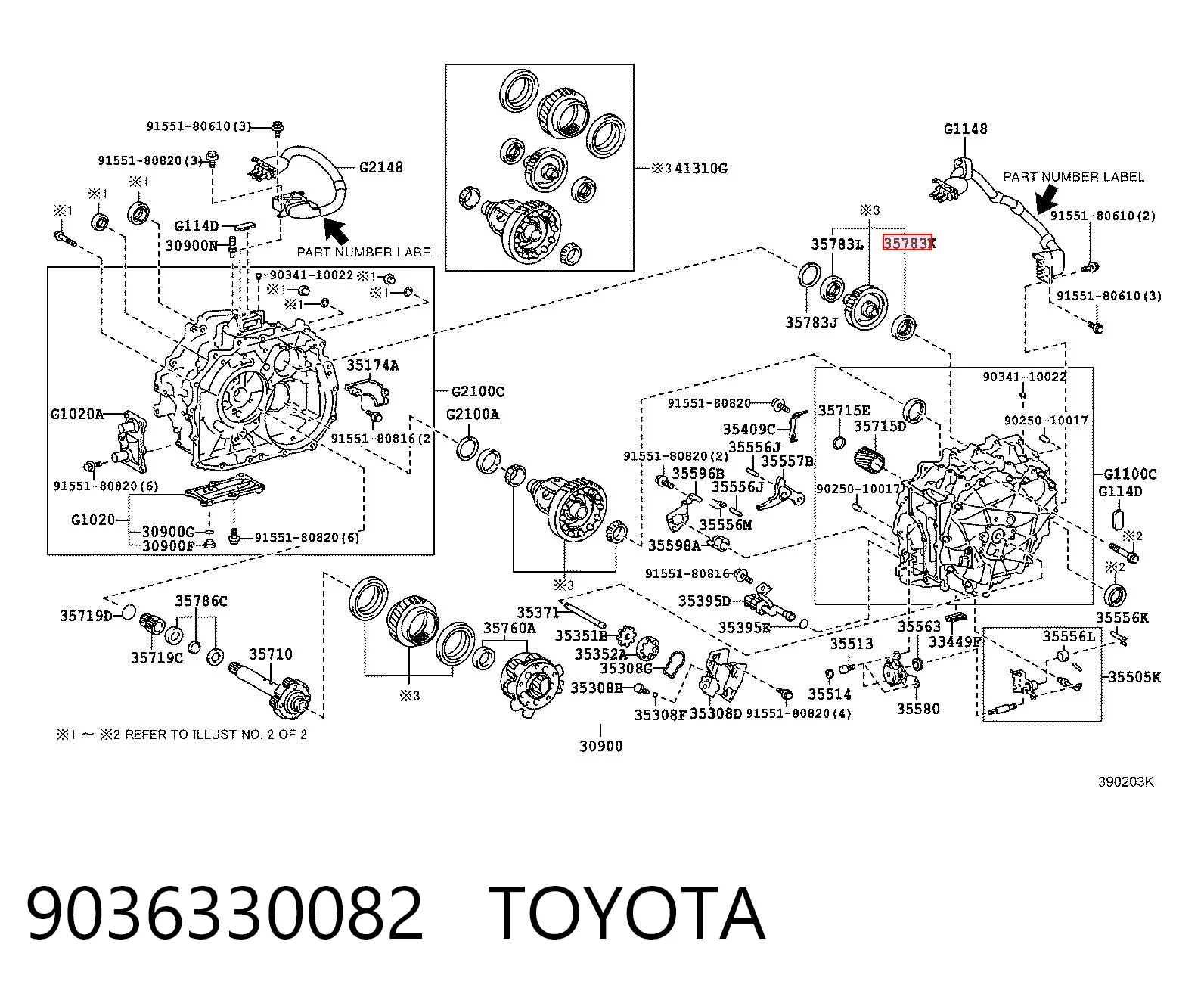9036330082 Toyota