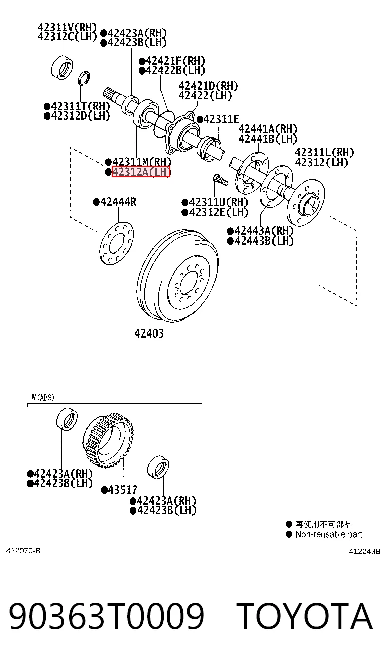 90363T0009 Toyota