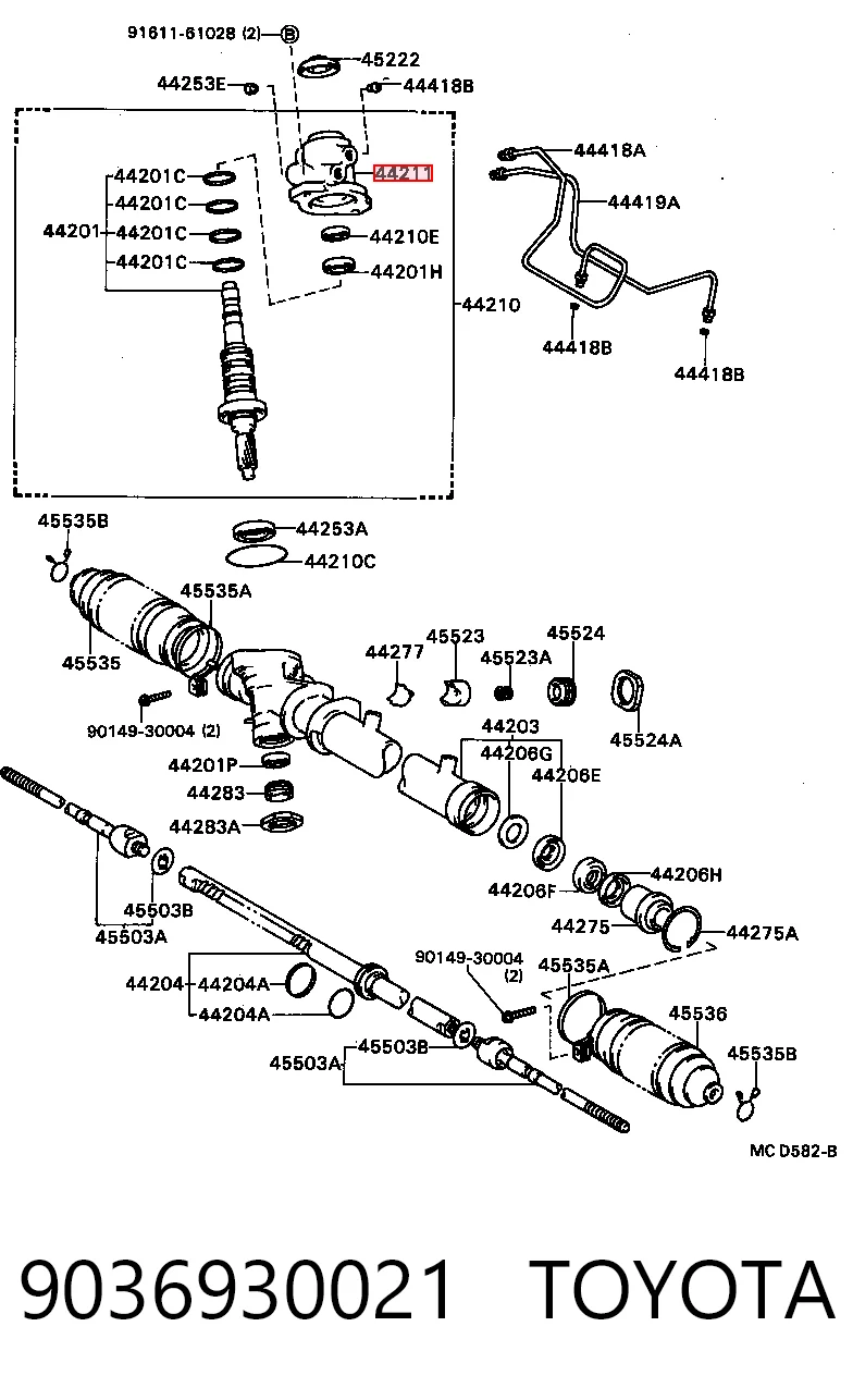 9036930021 Toyota