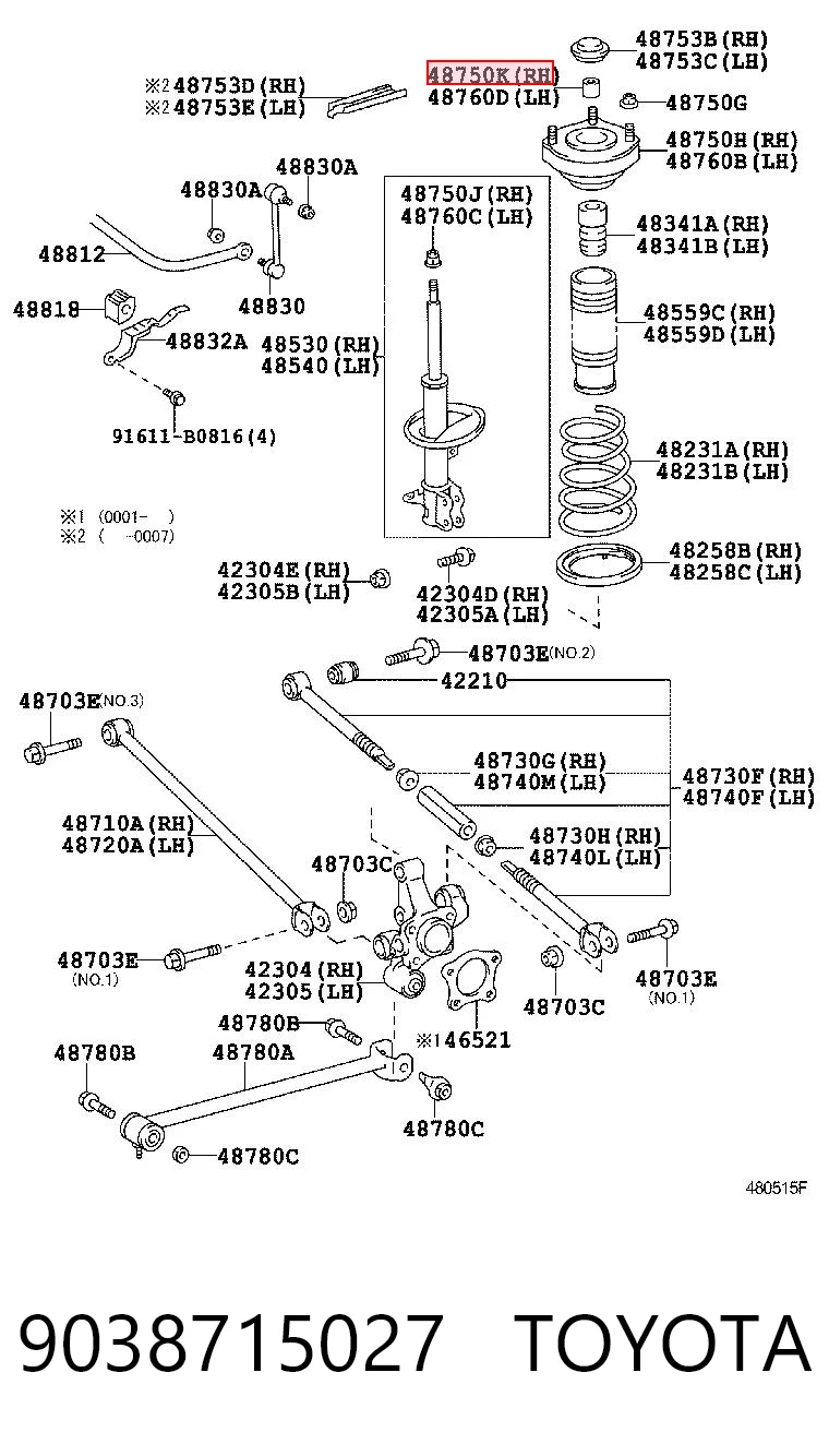 9038715027 Toyota