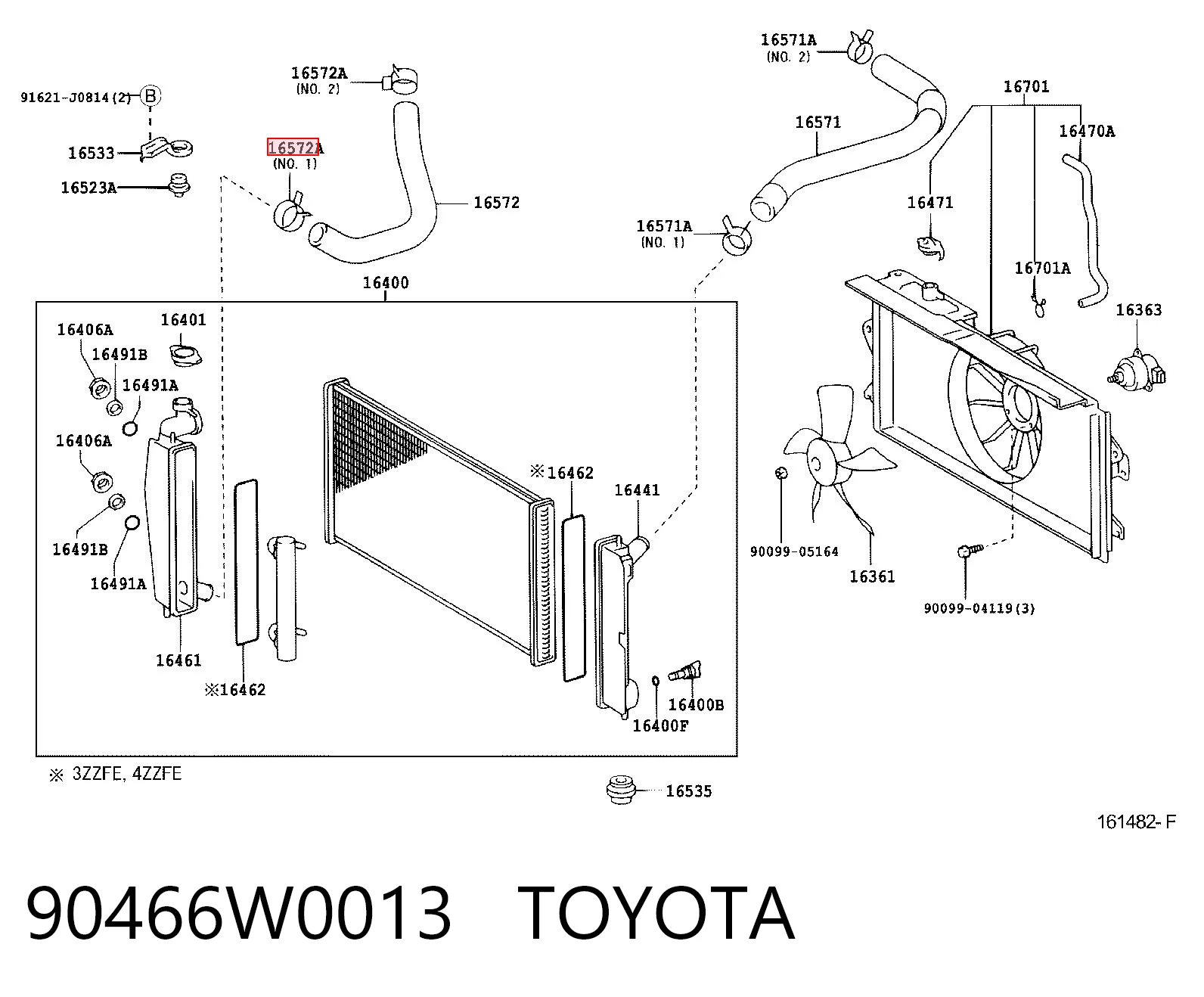 90466W0013 Toyota