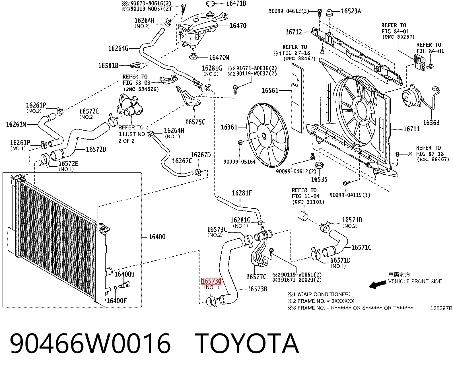 90466W0016 Toyota