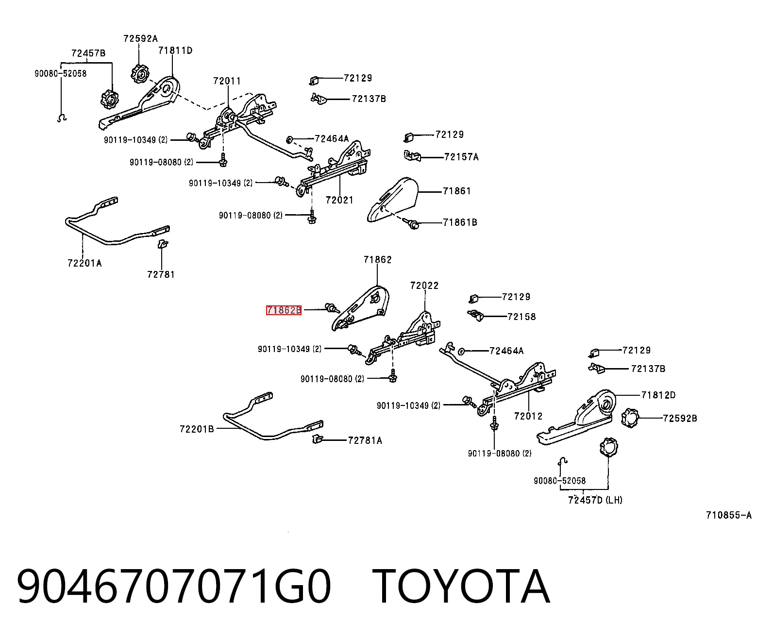 9046707071G0 Toyota