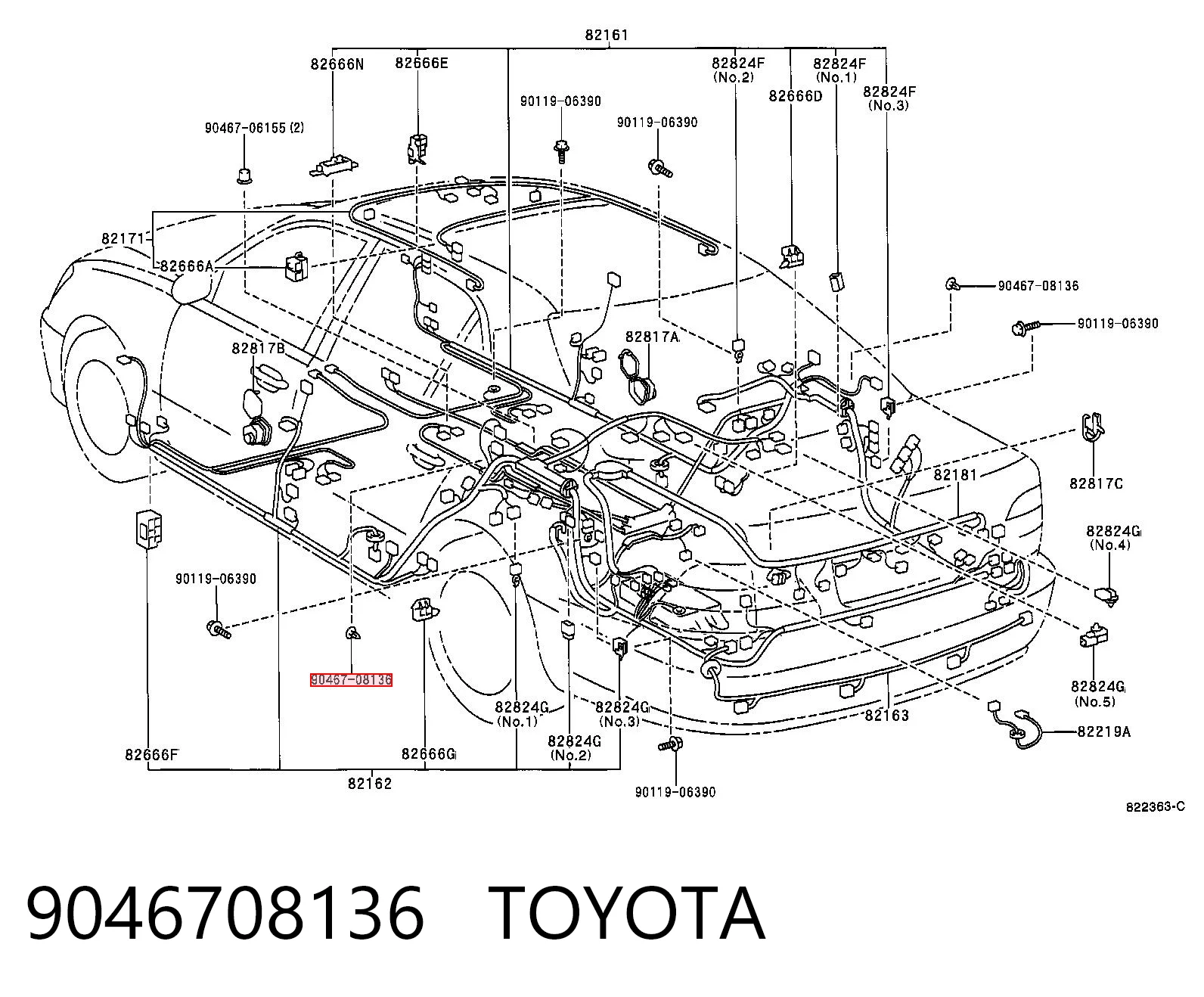 9046708136 Toyota