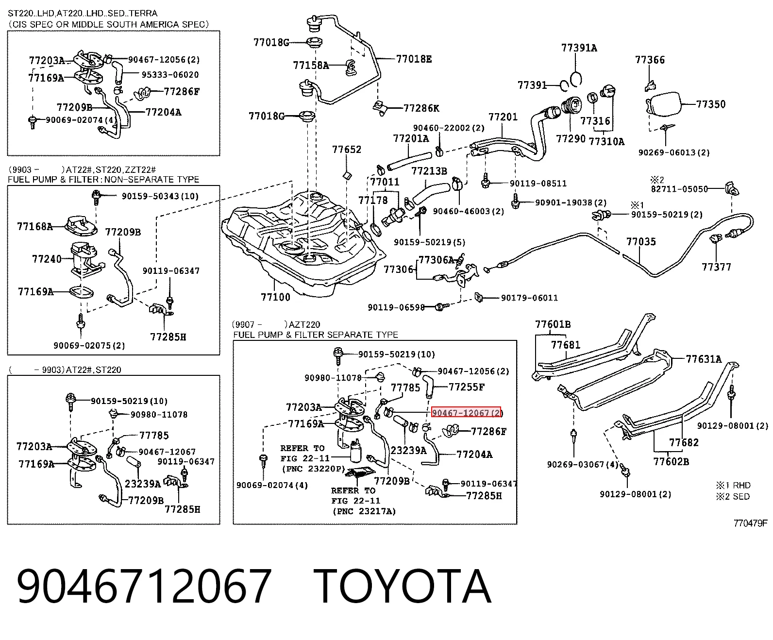 9046712067 Toyota