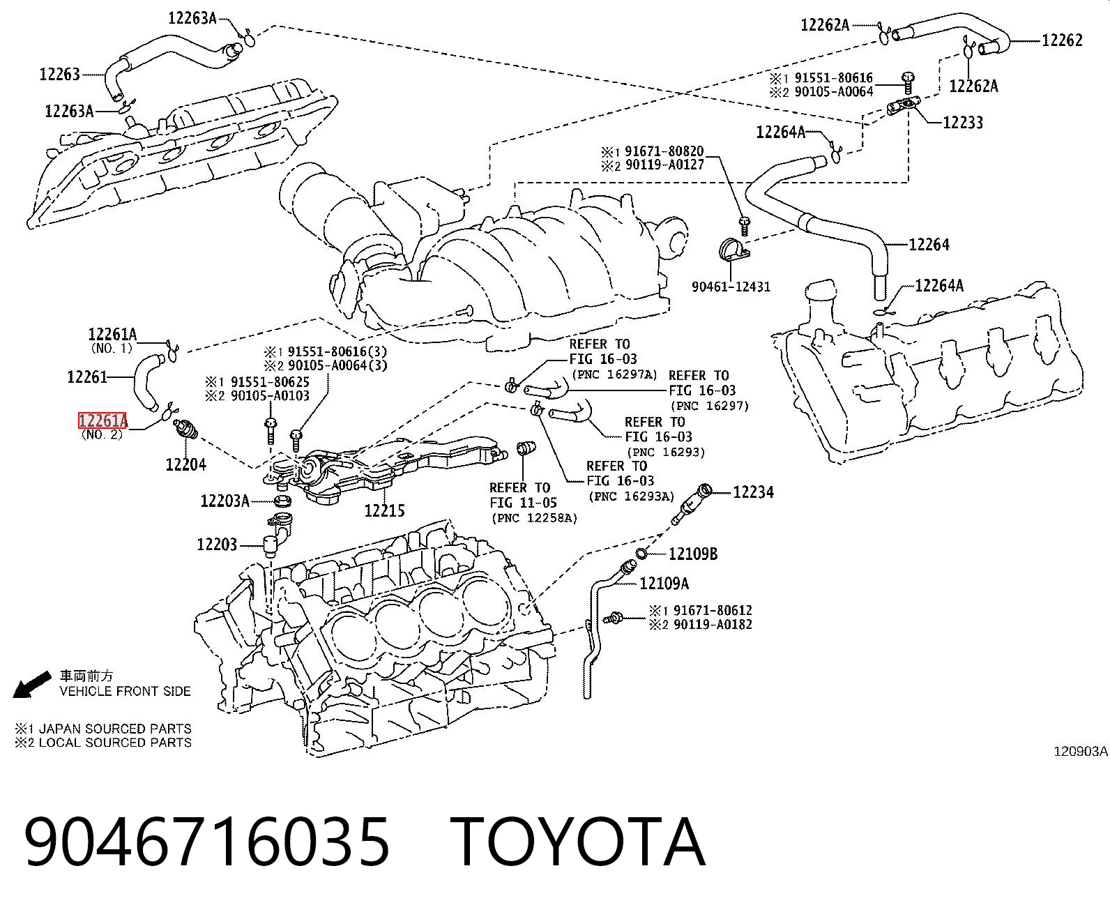 9046716035 Toyota
