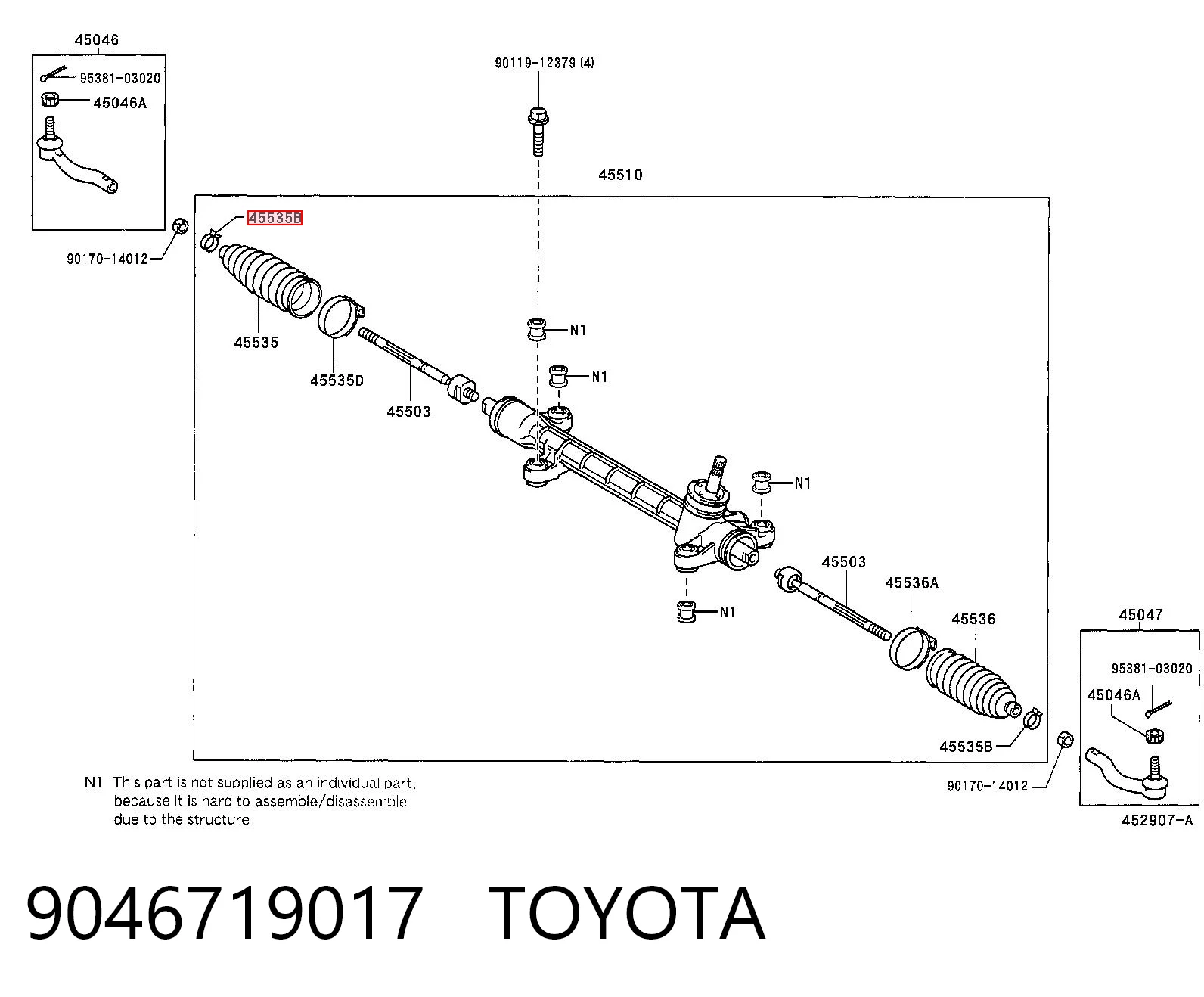 9046719017 Toyota
