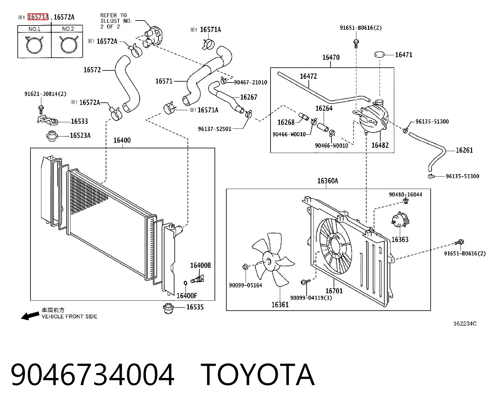 9046734004 Toyota