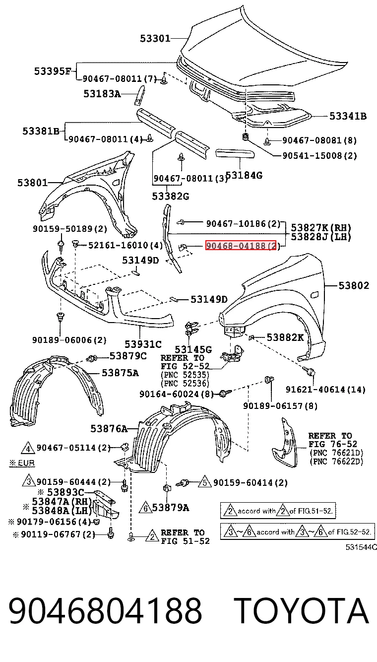 9046804188 Toyota
