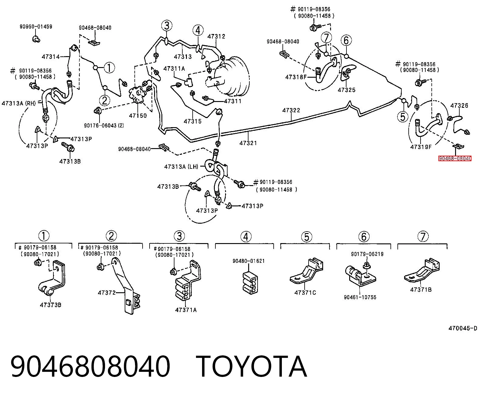 9046808040 Toyota
