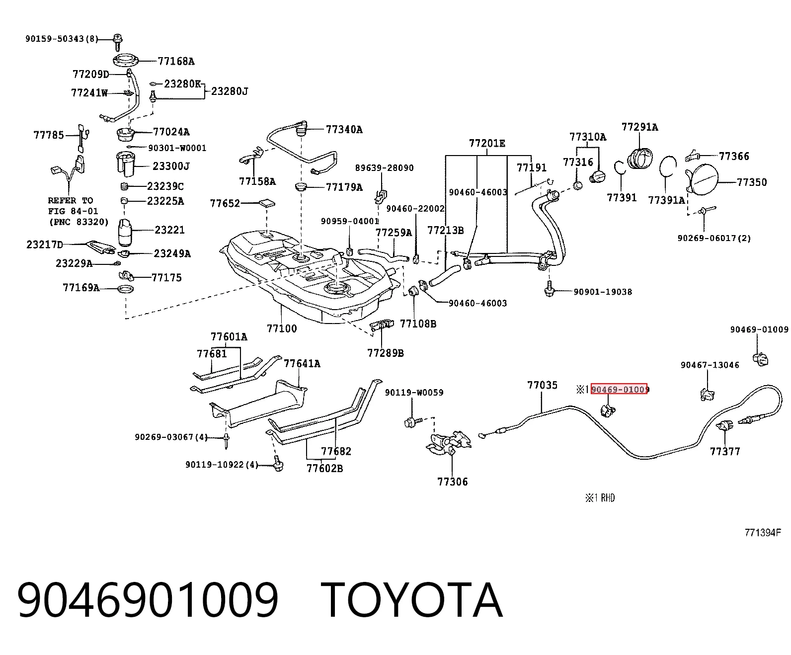 9046901009 Toyota