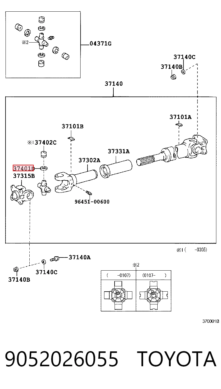 9052026055 Toyota