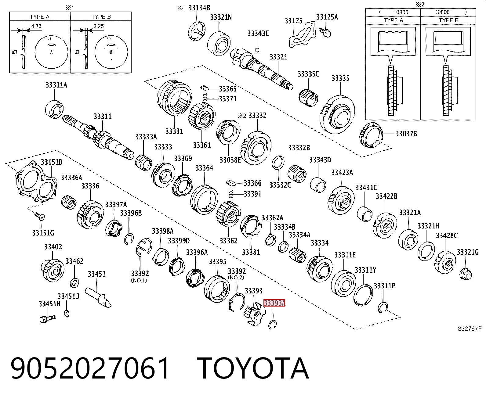 9052027061 Toyota