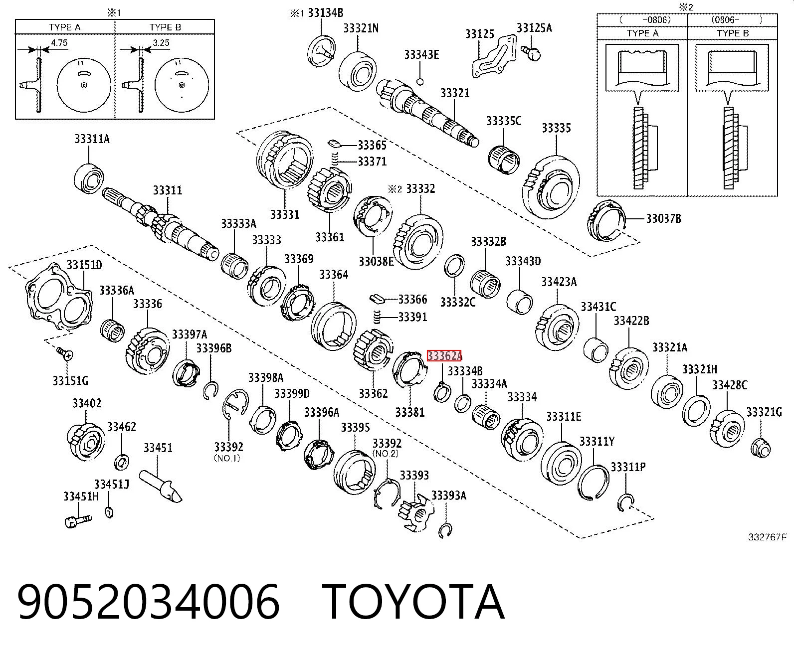 9052034006 Toyota