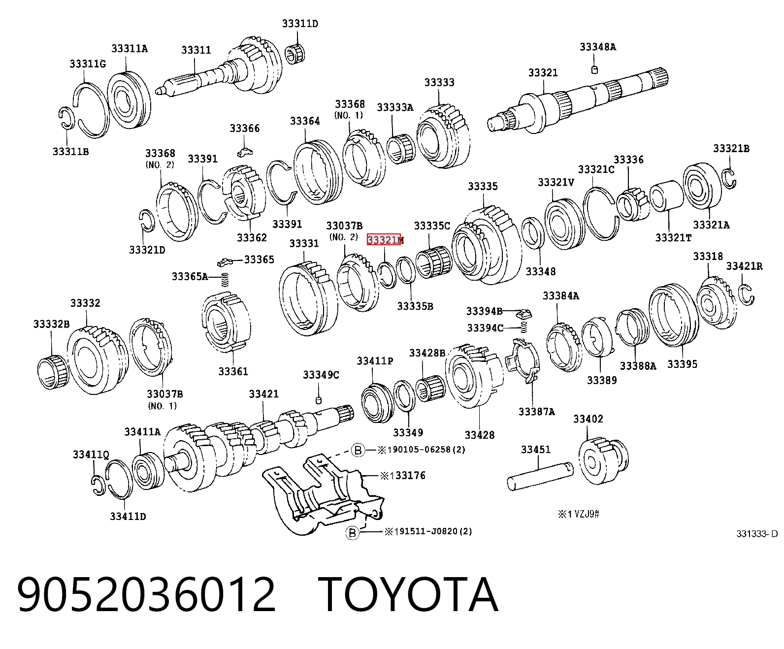 9052036012 Toyota