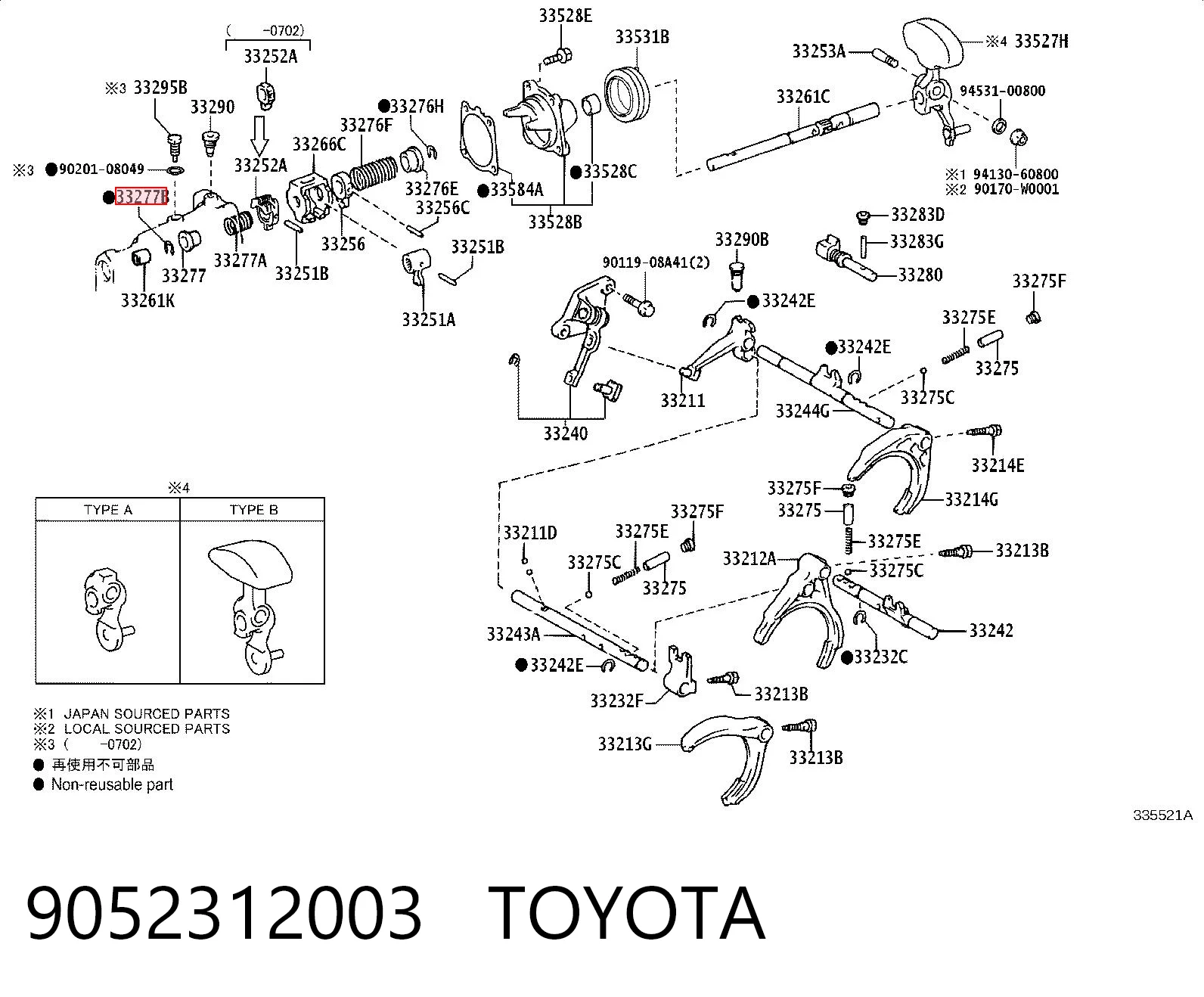 9052312003 Toyota